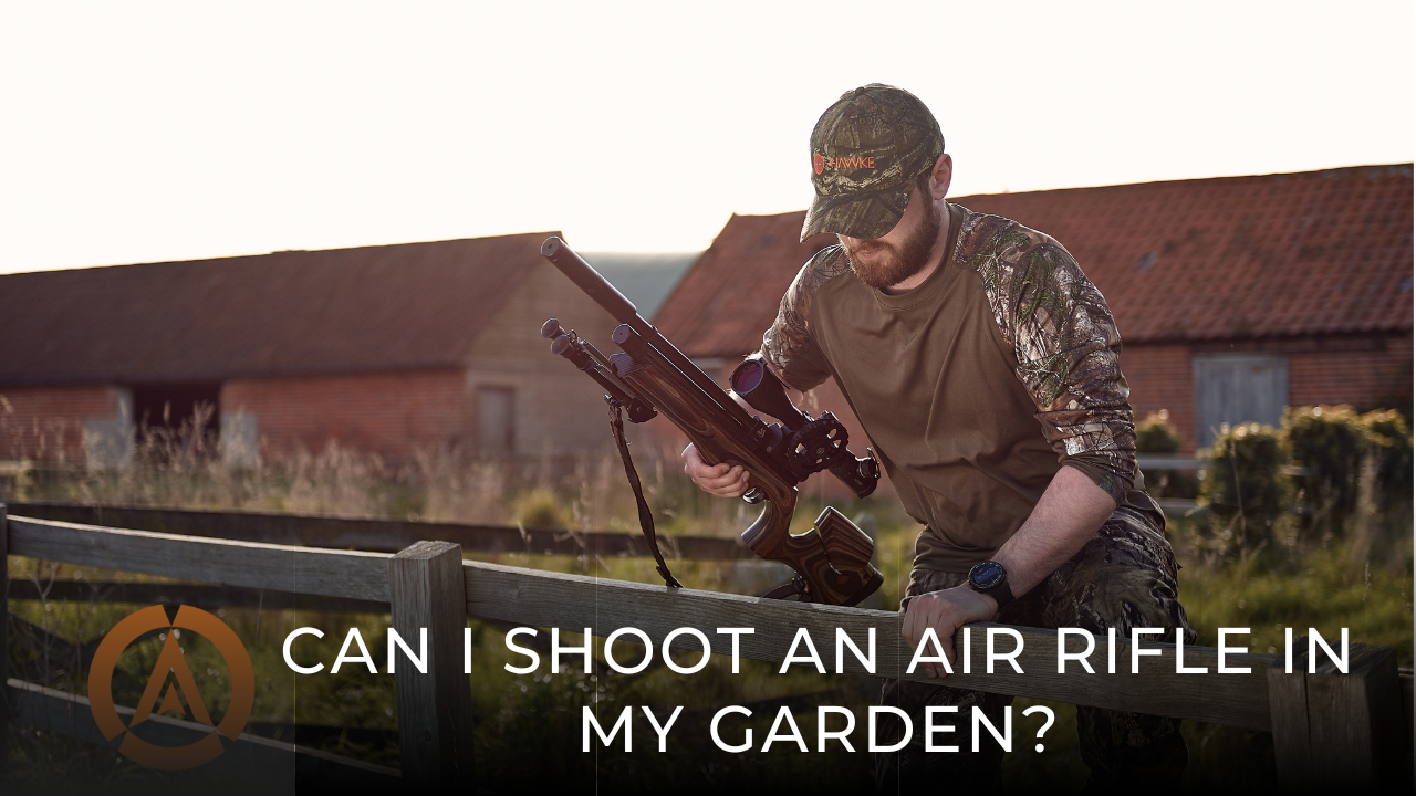 Can I shoot an air rifle in my garden?